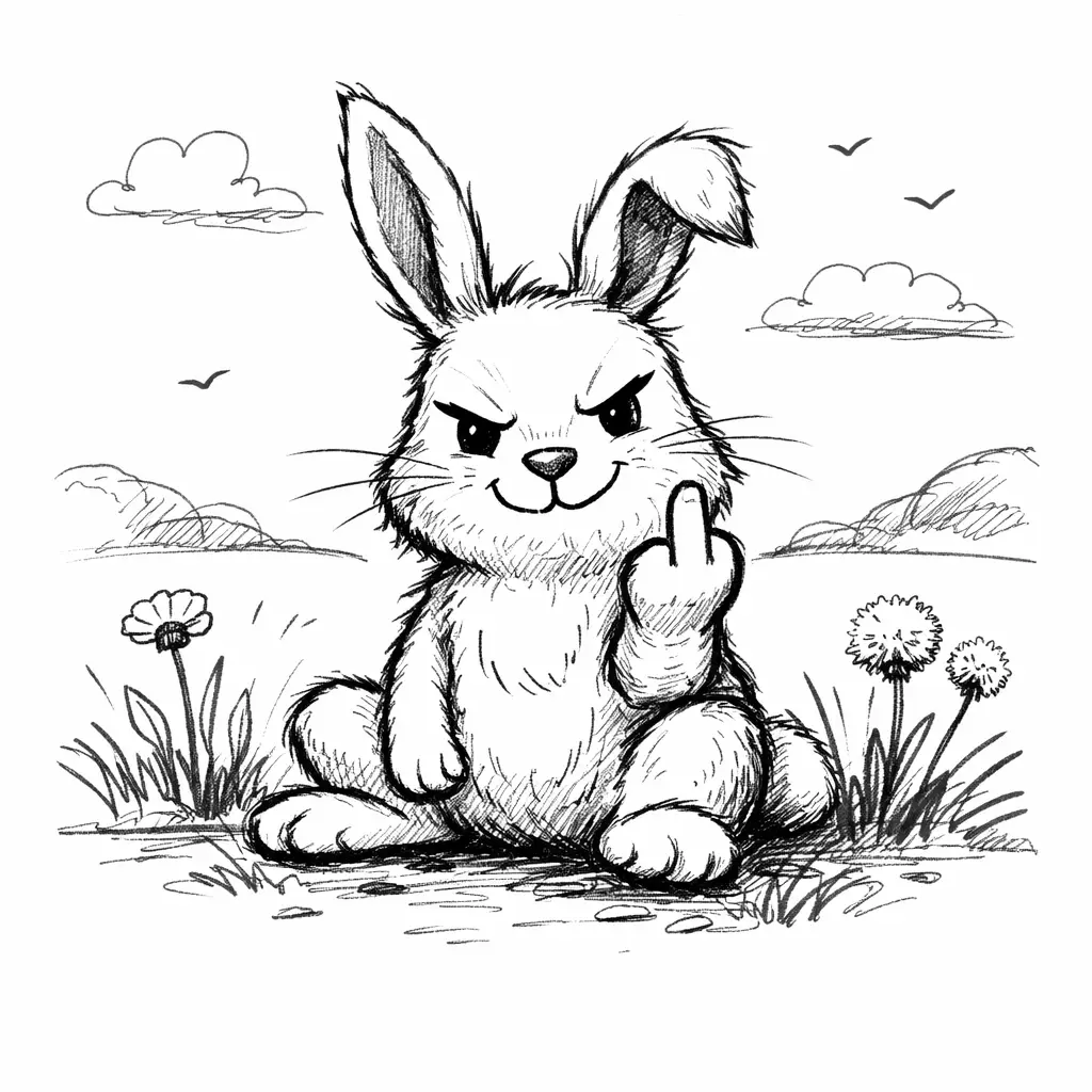 Gewohnheiten verändern – und warum mein innerer Hase dabei den Mittelfinger zeigt.